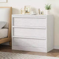 Acekool White Drawer Dresser, Modern Small Chest Organizer, Storage Bedside Table for Bedroom, Living Room, Nursery, Entryway