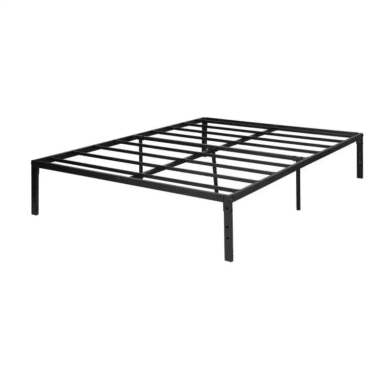Metal Bed Frame Full Size with LED Lights, Heavy Duty Platform Bed, Under Bed Storage, No Box Spring Needed, Non-Slip Support, Black