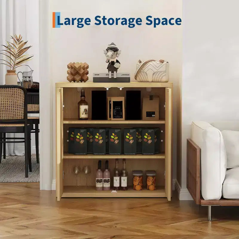 Sideboard Buffet Cabinet with Storage,Modern Accent Sideboard,or Dining Living Room Kitchen Hallway Credenza Buffet Table