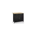 HomeStock 37 in.H Wood Kitchen Islands with 2 Doors and 2 Shelves