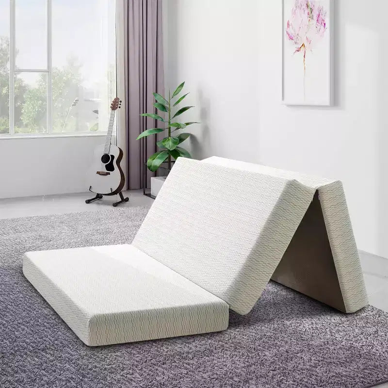 Dyonery 6 3-in-1 Folding Memory Foam Mattress | Dual-Support Foam with Washable Cover for Guest Bed & Murphy Bed