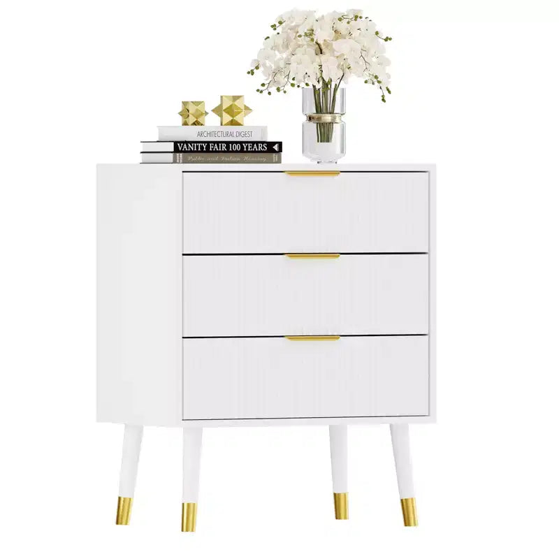 3 Drawer Dresser for Bedroom, Organizer Unit,Modern Closet Dressers Chest of Drawers