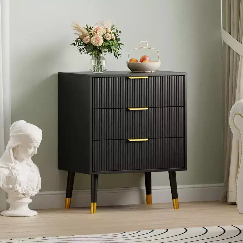 3 Drawer Dresser for Bedroom, Organizer Unit,Modern Closet Dressers Chest of Drawers