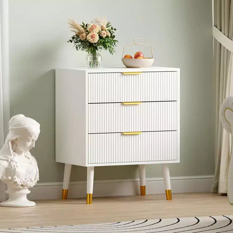 3 Drawer Dresser for Bedroom, Organizer Unit,Modern Closet Dressers Chest of Drawers