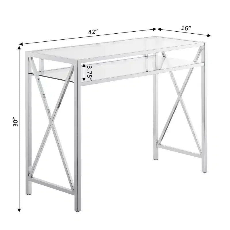 28 in.H Brown Color Wood Composite Computer Desks with All Purpose Drawer