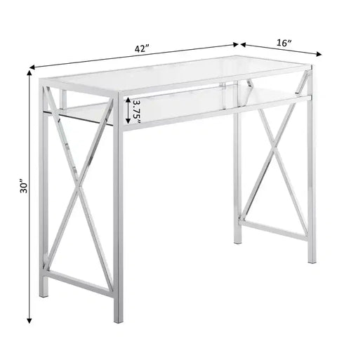 28 in.H Brown Color Wood Composite Computer Desks with All Purpose Drawer