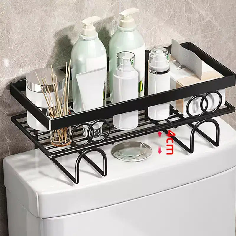 Over The Toilet Storage Multifunctional Over Toilet Bathroom Organizer No Drilling Over Toilet Bathroom Shelf for Space-Saving