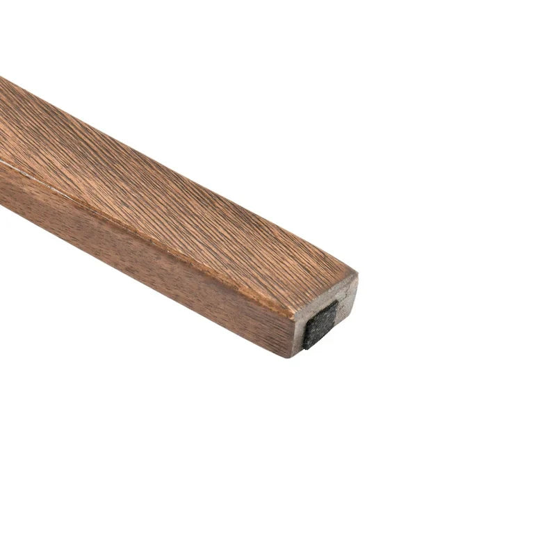 Lot de 4 chaises de salle à manger en bois à dossier à lattes