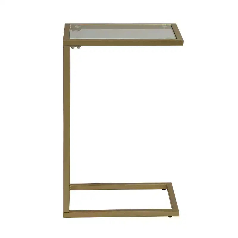 Channing Glass Top Accent Table