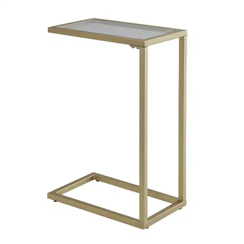 Channing Glass Top Accent Table