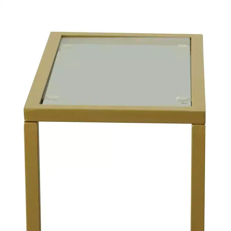 Channing Glass Top Accent Table