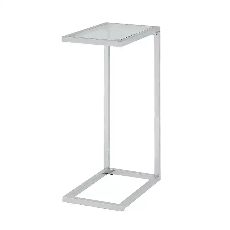 Carolina Living Channing Glass Top Accent Table