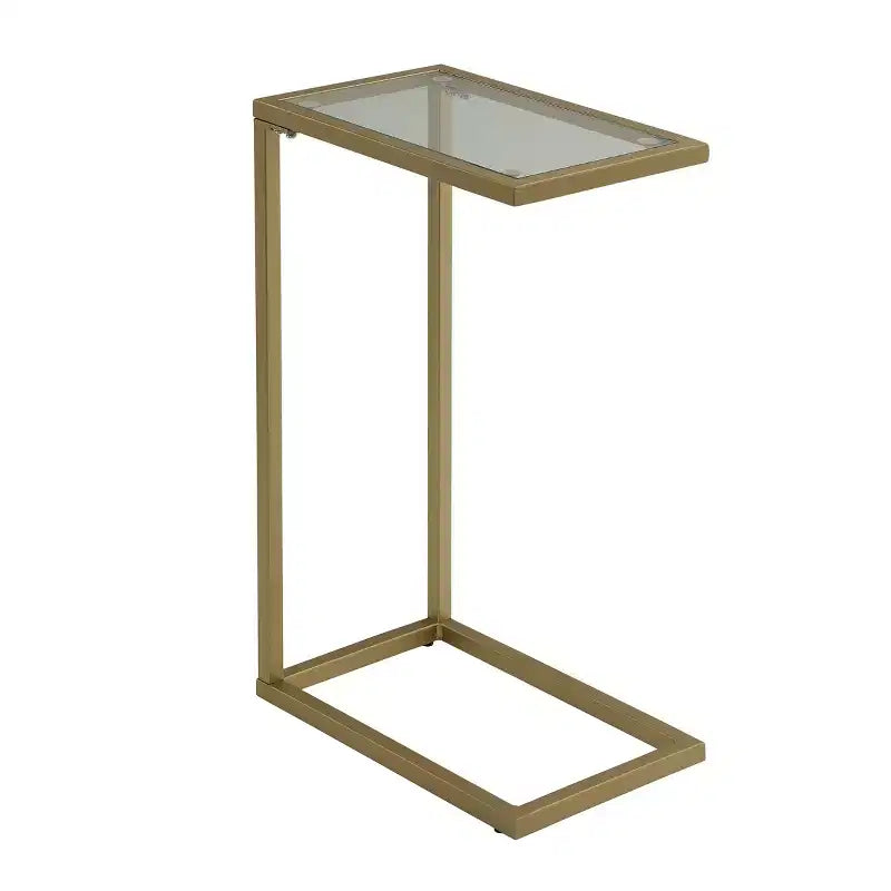Channing Glass Top Accent Table