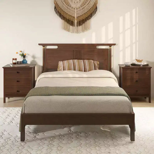 2 tables de chevet avec 3 tiroirs pour chambre à coucher, commode de rangement compacte, canapé moderne d'appoint