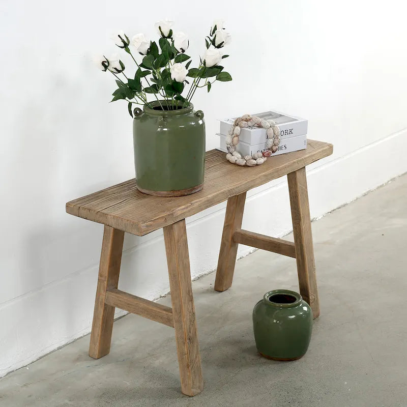 Banc Elmwood 35 po L x 10 po l, bois naturel