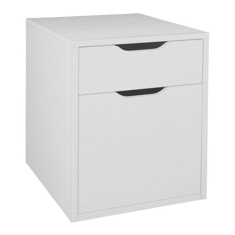 Caisson de rangement autoportant à tiroirs avec assemblage sans outil