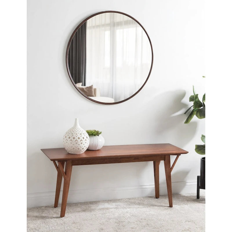 Kate and Laurel McCutcheon Wood Bench