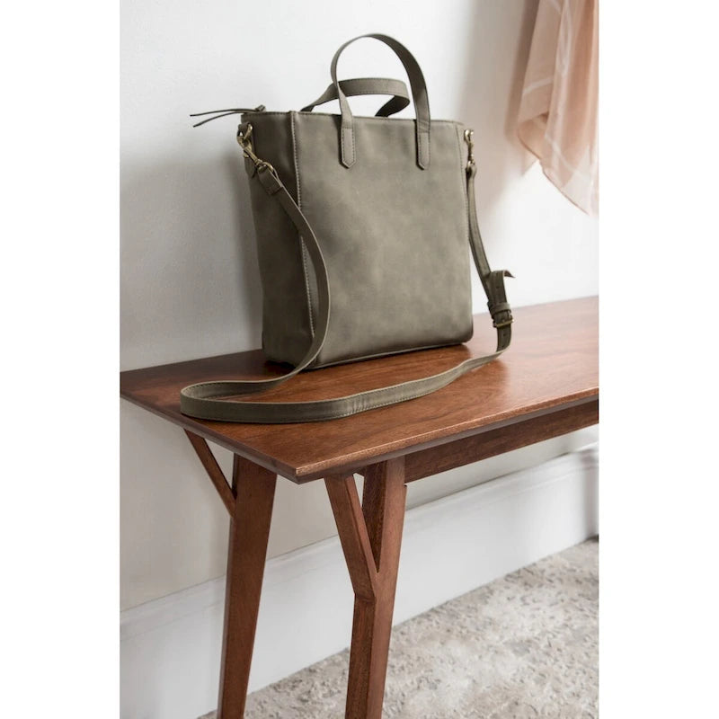 Banc en bois de manguier massif style Mid-Century Modern
