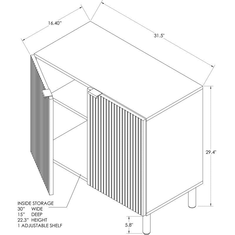 Armoire blanche 2 portes