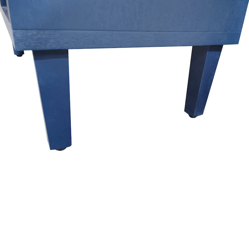 Meuble de rangement élégant et fonctionnel à 4 portes avec pieds en pin et MDF pour salon, chambre et cuisine