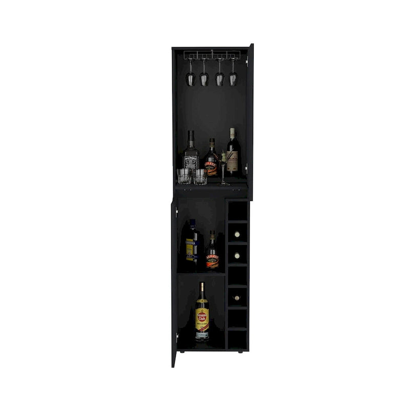 Meuble haut pour salon, appartement, chambre, noir