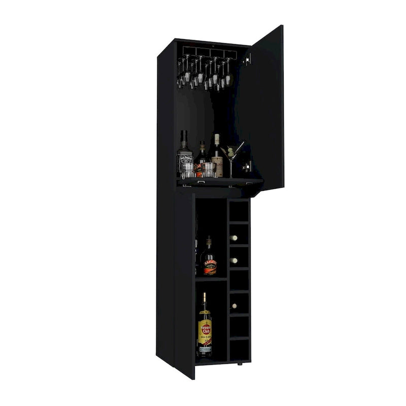 Meuble haut pour salon, appartement, chambre, noir