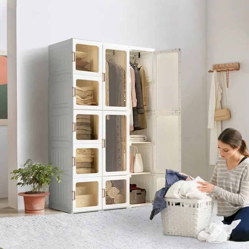 Armoire de rangement portable pour chambre, organisateur de rangement, commode à vêtements, organisateur de placard