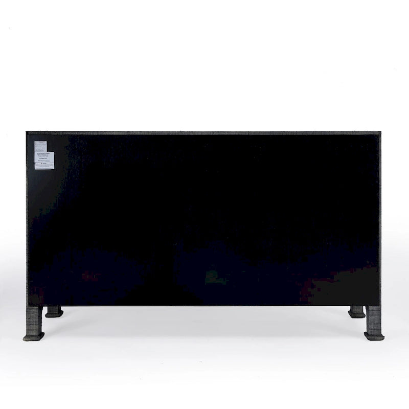 Buffet 3 portes en raphia 60 pouces
