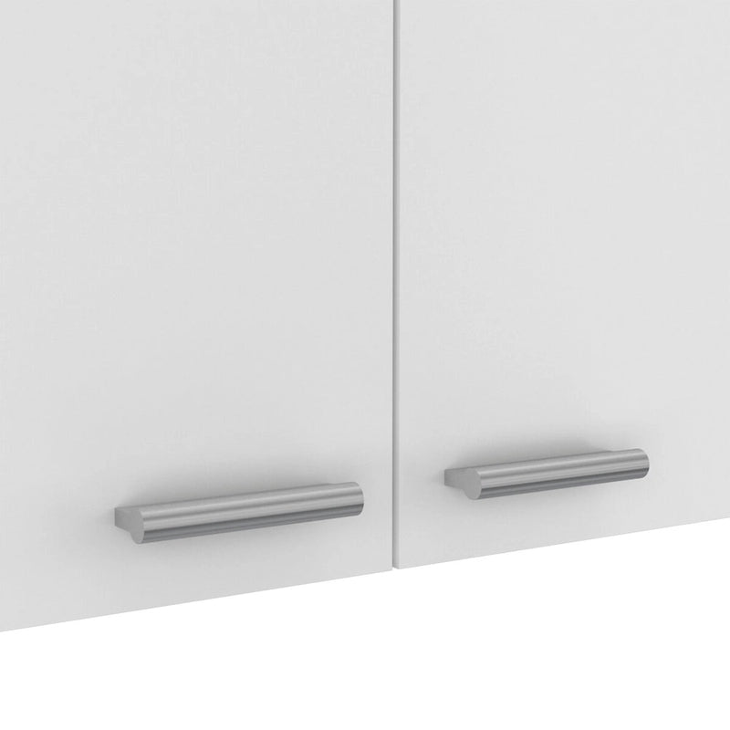 Meuble haut double porte finition blanc