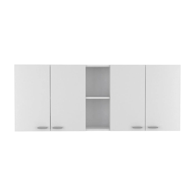 Meuble haut double porte finition blanc