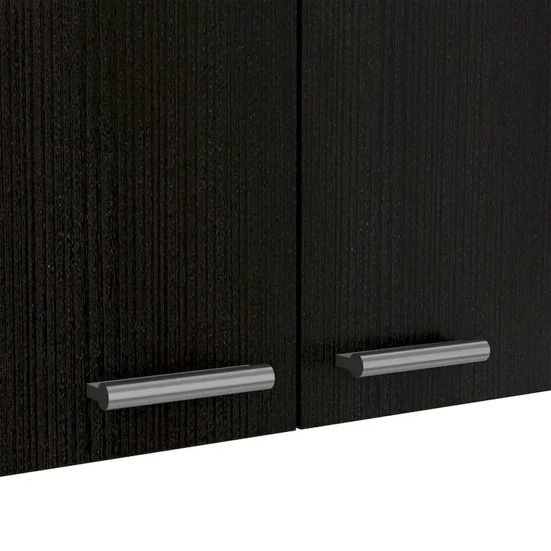 Meuble haut double porte finition blanc