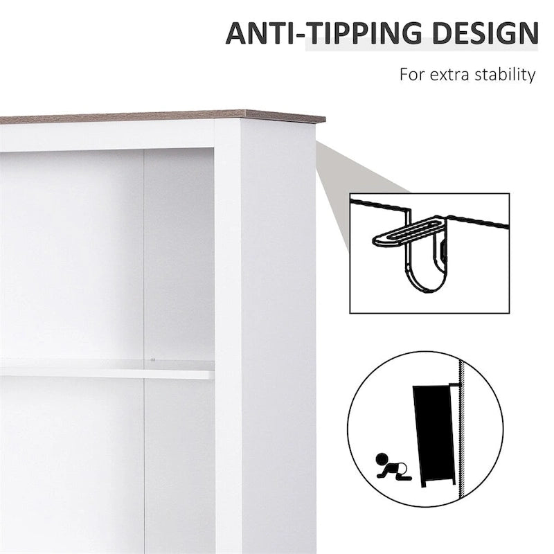 Armoire de rangement sur pied, colonne de salle de bain pour linge, buffet de rangement