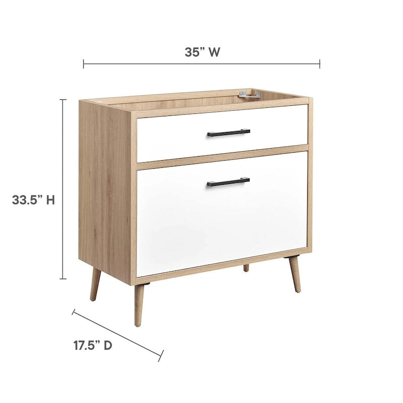 Meuble-lavabo de salle de bain de 36 pouces