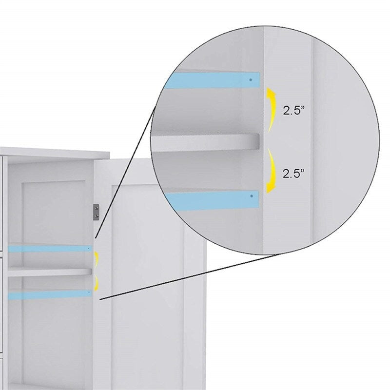 Meuble de rangement pour salle de bain 11,81 po P x 23,62 po L x 31,89 po H