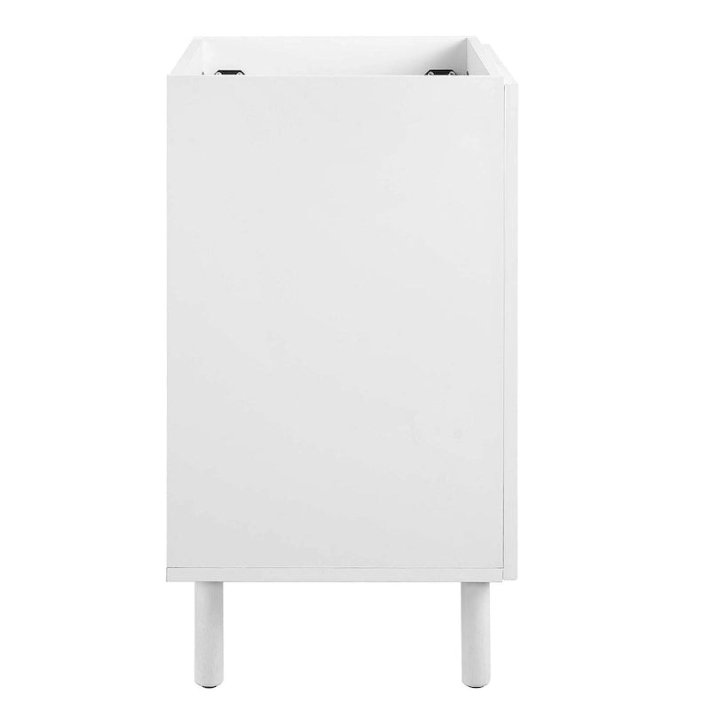 Meuble-lavabo de salle de bain en métal perforé (vasque non incluse)
