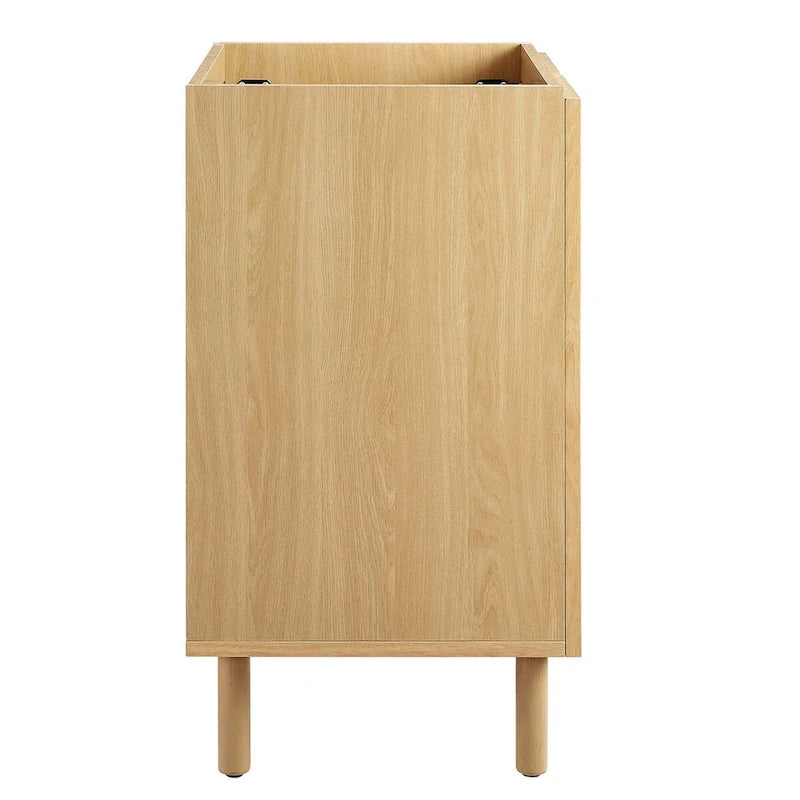 Meuble-lavabo de salle de bain en métal perforé (vasque non incluse)