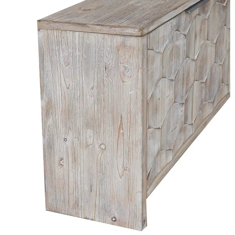 Buffet 4 portes en bois style maison de campagne