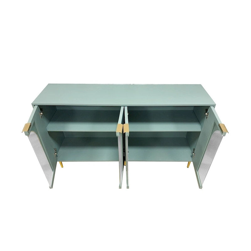 Meuble d'appoint, commode en bois laqué, buffet de rangement